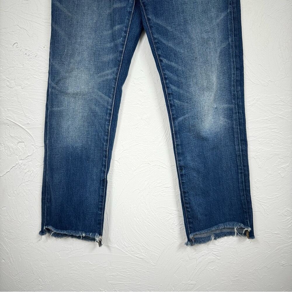 Madewell Blue The Perfect Vintage Jeans Womens 26 Raw Hem High Rise Denim Casual - Picture 8 of 13